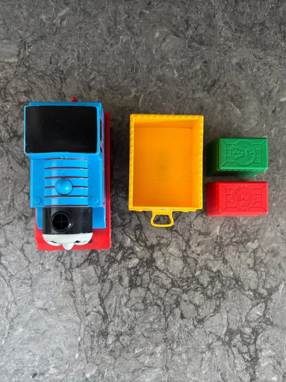 Thomas the Tank Toy - Thomas Train Toy - 4 Pieces - Bright Colors - Mattel